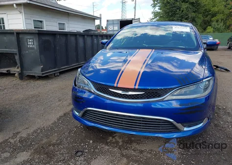 2015 Chrysler 200 Limited z USA, uszkodzony, nr VIN 1C3CCCAB7FN619121